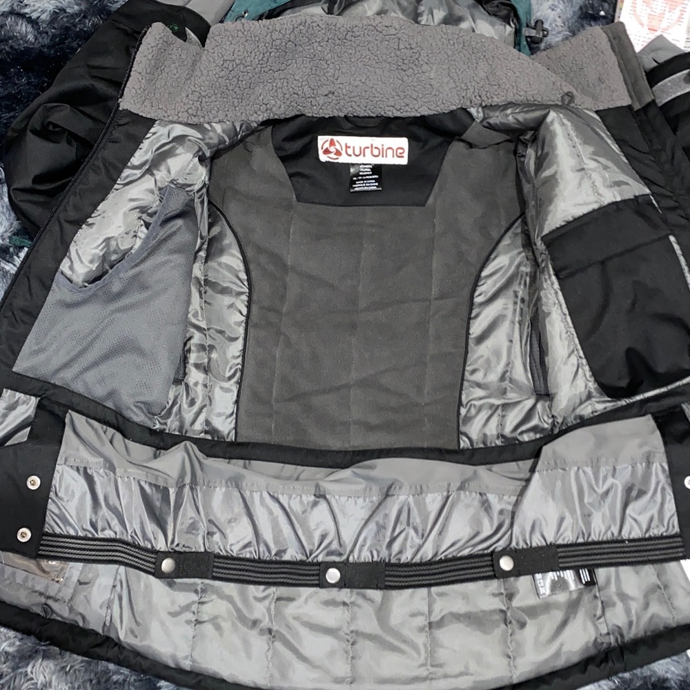 NWT!! TURBINE Insulated Waterproof Winter Ski Snowboard Jacket Size XS - Picture 10 of 16